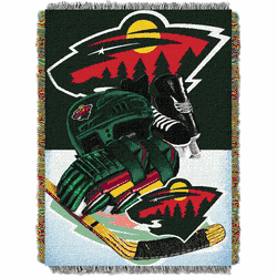 NHL Minnesota Wild Home Ice Advantage Tapestry Throw