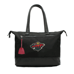 NHL Minnesota Wild Laptop Tote Bag with Colored Zipper Pull Accessory