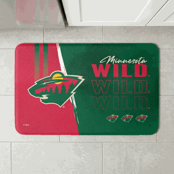 NHL Minnesota Wild Painterly Floor Mat 18�30 inches