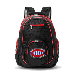 NHL Montreal Canadians 19" Premium Laptop Backpack with Colored Trim
