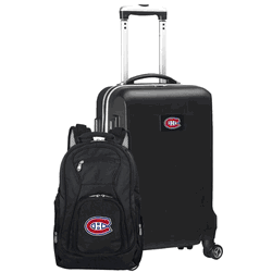 NHL Montreal Canadians Deluxe 2-Piece Backpack & Carry-On Set