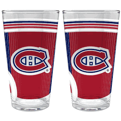 NHL Montreal Canadiens 2pc Pint Glass Set