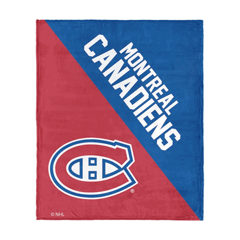 NHL Montreal Canadiens Halftone Silk Touch Throw Blanket 46x60 inches