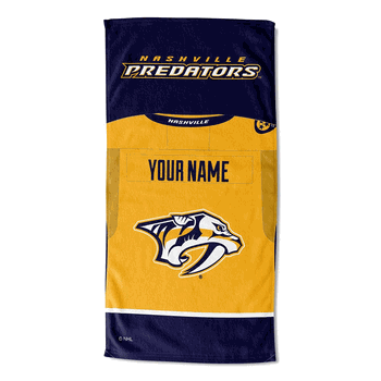 NHL Nashville Predators Beach Towel 30x60 Inches