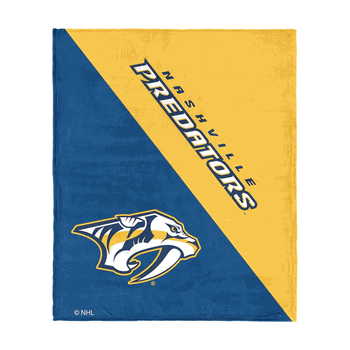 NHL Nashville Predators Halftone Silk Touch Throw Blanket 46x60 inches