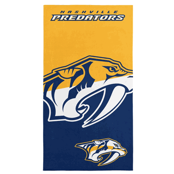 NHL Nashville Predators Incisor Microfiber Beach Towel 30x60 inches