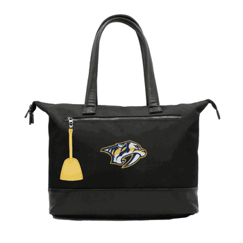 NHL Nashville Predators Laptop Tote Bag with Colored Zipper Pull Accessory
