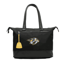 NHL Nashville Predators Laptop Tote Bag with Colored Zipper Pull Accessory