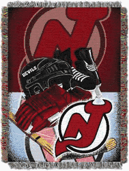 NHL New Jersey Devils Home Ice Advantage Tapestry Throw