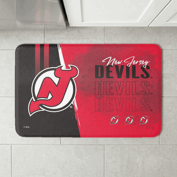 NHL New Jersey Devils Painterly Floor Mat 18�30 inches