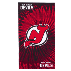 NHL New Jersey Devils Pyschedelic Beach Towel