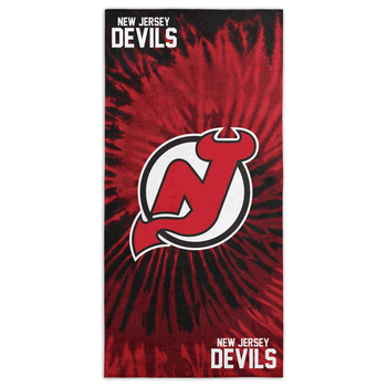 NHL New Jersey Devils Pyschedelic Beach Towel 30x60 Inches