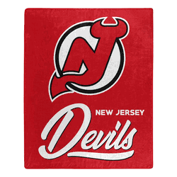 NHL New Jersey Devils Signature Raschel Throw