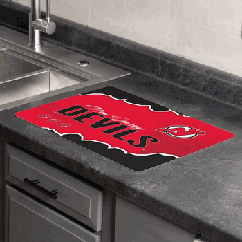 NHL New Jersey Devils Torn Small Mat 15�20 inches