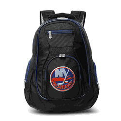 NHL New York Islanders 19" Premium Laptop Backpack with Colored Trim