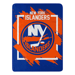NHL New York Islanders Dimensional Micro Raschel Throw Blanket 46x60 Inches