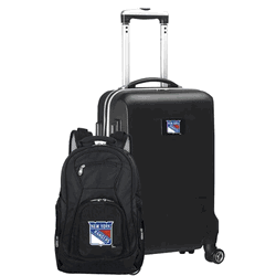 NHL New York Rangers Deluxe 2-Piece Backpack & Carry-On Set