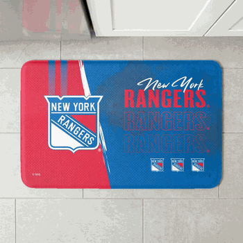 NHL New York Rangers Painterly Floor Mat 18�30 inches