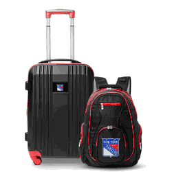 NHL New York Rangers Premium 2-Piece Backpack & Carry-On Set