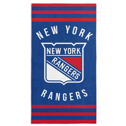 NHL New York Rangers Stripes Beach Towel 30x60 Inches