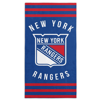NHL New York Rangers Stripes Beach Towel 30x60 Inches