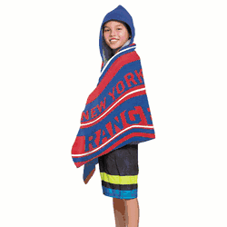 NHL NY New York Rangers Juvy Hooded Towel