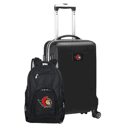 NHL Ottawa Senators Deluxe 2-Piece Backpack & Carry-On Set