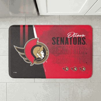 NHL Ottawa Senators Painterly Floor Mat 18�30 inches