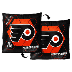 NHL Philadelphia Flyers Connector Velvet Reverse Pillow