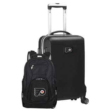 NHL Philadelphia Flyers Deluxe 2-Piece Backpack & Carry-On Set