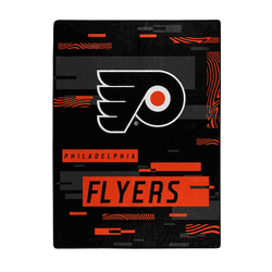 NHL Philadelphia Flyers Digitize Raschel Throw Blanket 60x80Inches