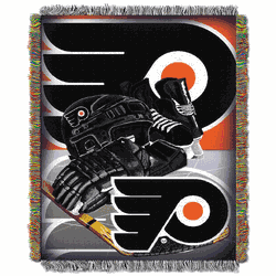 NHL Philadelphia Flyers Home Ice Advantage Tapestry Throw