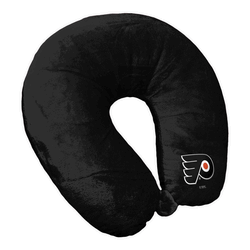 NHL Philadelphia Flyers Logo Black Neck Pillow