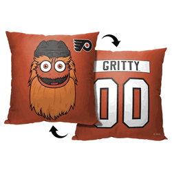 NHL Philadelphia Flyers Mascot Love Throw Pillow 18x18 Inches