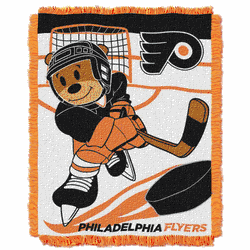 NHL Philadelphia Flyers Score Baby Jacquard Throw