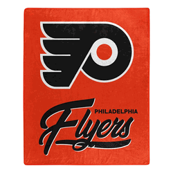 NHL Philadelphia Flyers Signature Raschel Throw Blanket 50x60 Inches