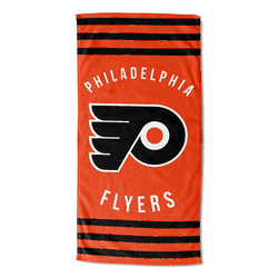 NHL Philadelphia Flyers Stripes Beach Towel