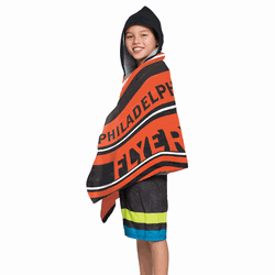 NHL Philadelphia Flyers Youth Hooded Beach Towel 21 x 51 Inches