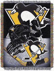 NHL Pittsburgh Penguins Home Ice Advantage Tapestry Throw