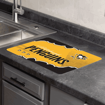 NHL Pittsburgh Penguins Torn Small Mat 15�20 inches
