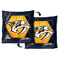 NHL Predators Connector Velvet Reverse Pillow