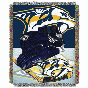 NHL Predators Home Ice Advantage Tapestry Throw