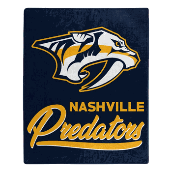 NHL Predators Signature Raschel Throw
