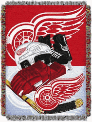 NHL Redwings Home Ice Advantage Tapestry Throw