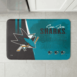 NHL San Jose Sharks Painterly Floor Mat 18�30 inches