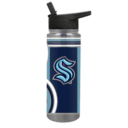 NHL Seattle Kraken 24oz Cool Vibes Jr. Thirst Hydration Water Bottle
