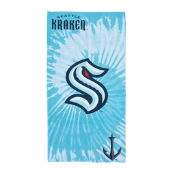 NHL Seattle Kraken Pyschedelic Beach Towel 30x60 Inches