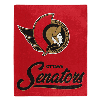 NHL Senators Signature Raschel Throw