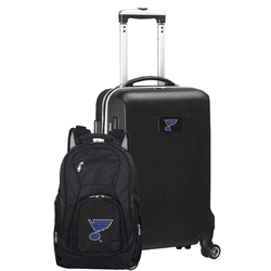 NHL St Louis Blues  Deluxe 2-Piece Backpack & Carry-On Set