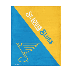 NHL St. Louis Blues Halftone Silk Touch Throw Blanket 46x60 inches